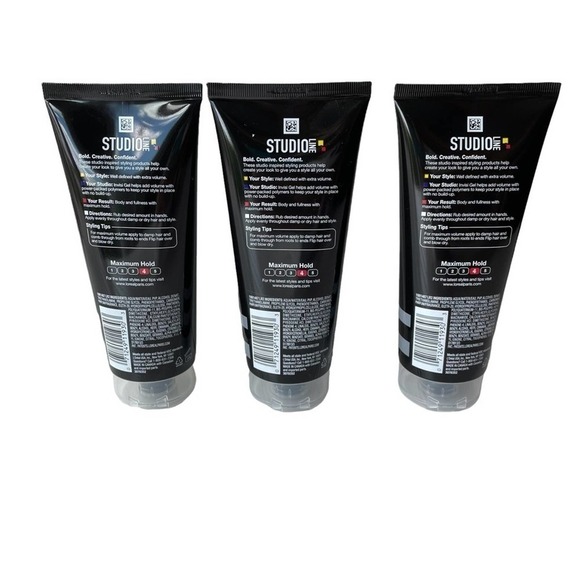 THREE L'Oreal Paris Studio Line Invisi Gel Max Hold And High Shine 6.8oz - Picture 2 of 6